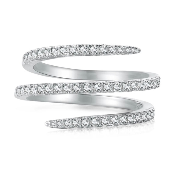 Jewelry - HIGH quality 925 Stamped solid Sterling Silver 3 Layer Ring.